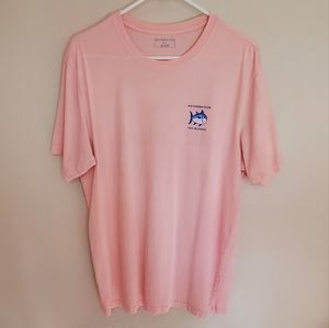Southern Tide - Original Skipjack Short Sleeve T-Shirt Mens Large Pink